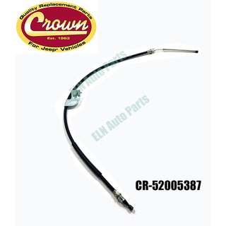 สายเบรคมือ ข้างขวา (Brake Cable) จี๊ป JEEP Grand Cherokee (ZJ) 4.0L ปี 1993-1998 (Rear Drum Brake)