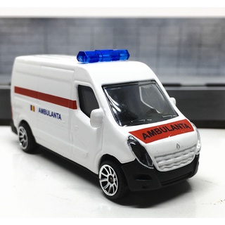 Majorette Renault Master - Ambulanta - Romania Ambulance - White Color /Wheels 5U /scale 1/66 (3 inches) no Package