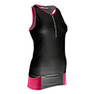 เสื้อไตรกีฬาผู้หญิง Compressport TR3 Ultra Tank Top Woman Black