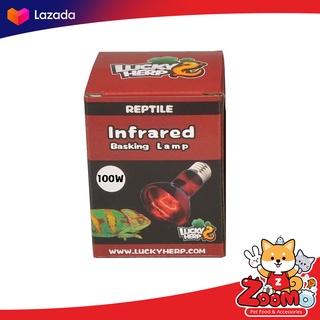 Lucky Herp หลอดไฟความร้อนอินฟราเรด (Infrared) สำหรับกลางคืน 100 วัตต์