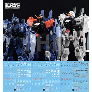 Yan สติกเกอร์สไลด์น้ํา 052 GHOST HG 1/144 The Blue Destiny 1.2.3