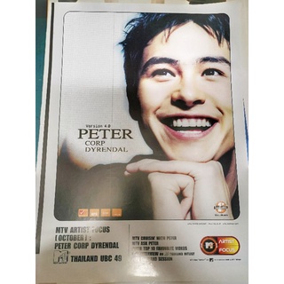 Peterโปสเตอร์​ศิลปินขนาด48×33cm.ส่งkerry