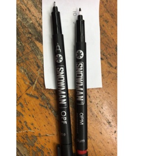 Snowman OHP Marker (เครื่องหมายถาวรบนพลาสติก)