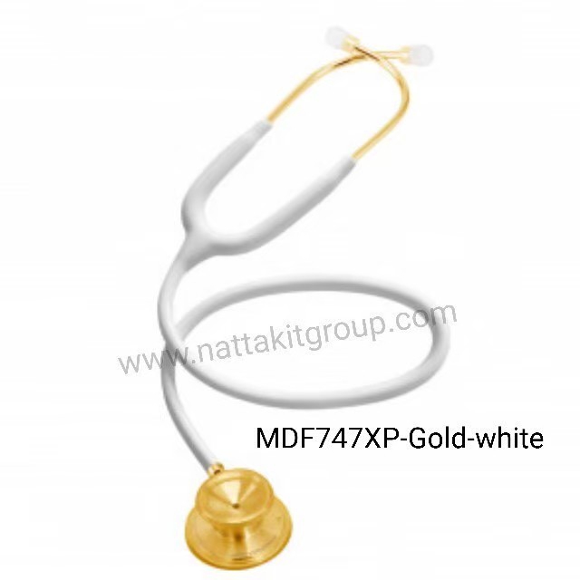 MDF747XP#K29 MDF หูฟังทางการแพทย์ Stethoscope Acoustica - (Gold-White)