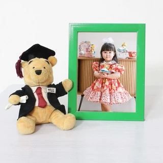 รูปฟรี!! อัดรูปใส่กรอบ A4 และขนาดอื่น ของขวัญ วันเกิด ตกแต่งบ้าน วางแนวตั้ง นอน แขวน ขอบหนา 2ซม.