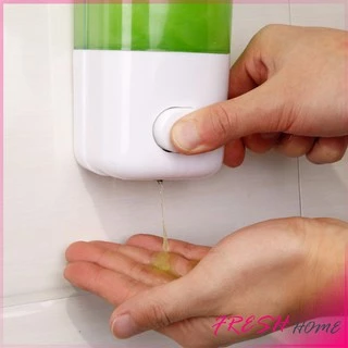 ที่กดสบู่เหลวติดกำแพง ติดตั้งง่าย อุปกรณ์ในห้องน้ำ soap dispenser