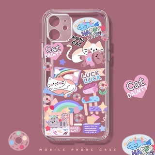 personality Phone case Applicable to iphone12pro cartoon mobile phone shell Apple 12 mini/13/12pro/13promax/12/11pro/11promax/xs/xr/xsmax/6s/6plus/7/8plus fine hole transparent soft shel