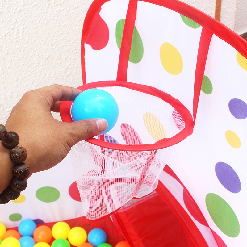 เด็ก Ocean Ball Pool รั้วพับได้ของเล่นเด็กในร่มเด็กสระว่ายน้ำชุดสามชิ้น, รูปแบบคลื่นสระว่ายน้ำ