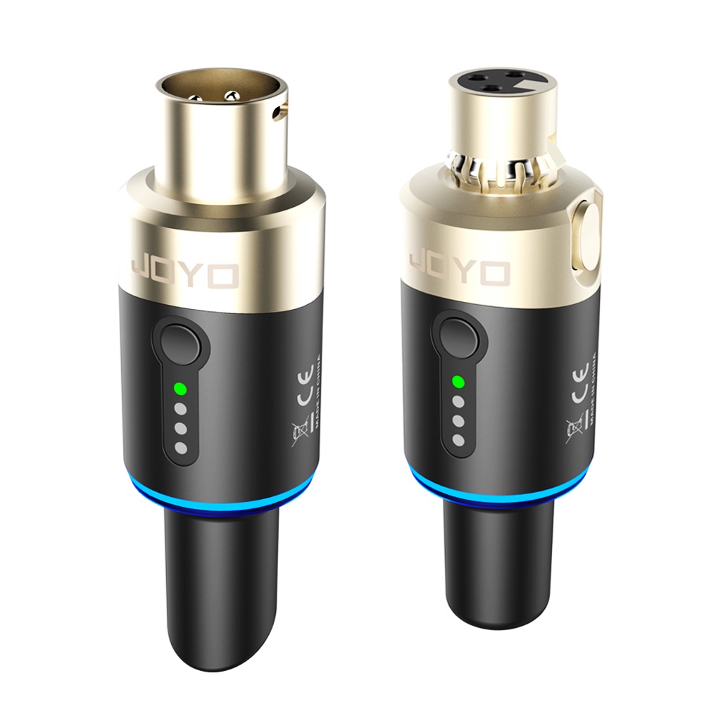 Joyo MW-1 5.8GHz ระบบไมโครโฟนไร้สาย แบบเสียบปลั๊ก ชาร์จได้ รับส่งสัญญาณไร้สาย สําหรับเอฟเฟคเตอร์ ไมโครโฟนไดนามิก