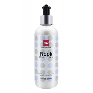 BSC NOOK BODY LOTION บีเอสซี นุ๊ค บอดี้ โลชั่น หอมติดทน ยาวนาน บำรุงผิวให้แลดู กระจ่างใสชุ่มชื่น 240 มล.และ470 มล.