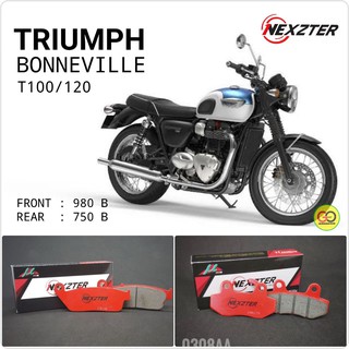 ลด 50 บาท อัตโนมัติ โค้ด 320SP50NT ผ้าเบรค Nexzter รุ่น Triump Bonneville T100/200🏍💸