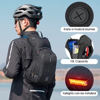 WEST BIKING กระเป๋าเป้สะพายหลัง ความจุ 10 ลิตร ปรับระดับได้ ตามหลักสรีรศาสตร์ สําหรับปีนเขา เล่นกีฬา ขี่จักรยาน