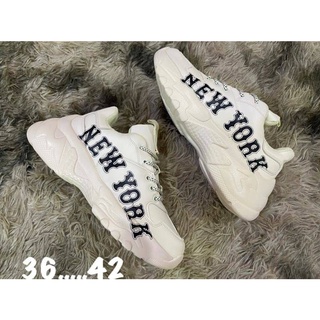 รองเท้าผ้าใบMLB สำหรับผู้หญิง  SIZE36-42 มี 8 สี รองเท้าหญฺิง นุ่ม ทรงสวยใส่ สบาย น้ำหนักเบานุ่ม พร้อมส่ง🚀