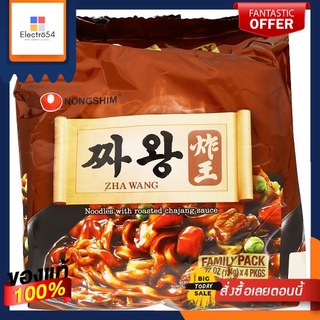 นงชิมจาวัง บะหมี่รสซอสดำ134ก. แพ็ค4NONGSHIM ZHAWANG CHAJANG SAUCE 134GX4