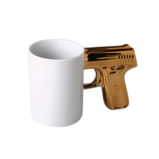 DD4Uแก้วมัคพอร์ซเลน TOP GUN MUG ทอง (310CC)