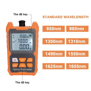 พร้อมส่งจากไทย MINI OPM Handheld Mini ไฟเบอร์ออปติคอล Fiber Optical Cable Tester -70 + 6dBm