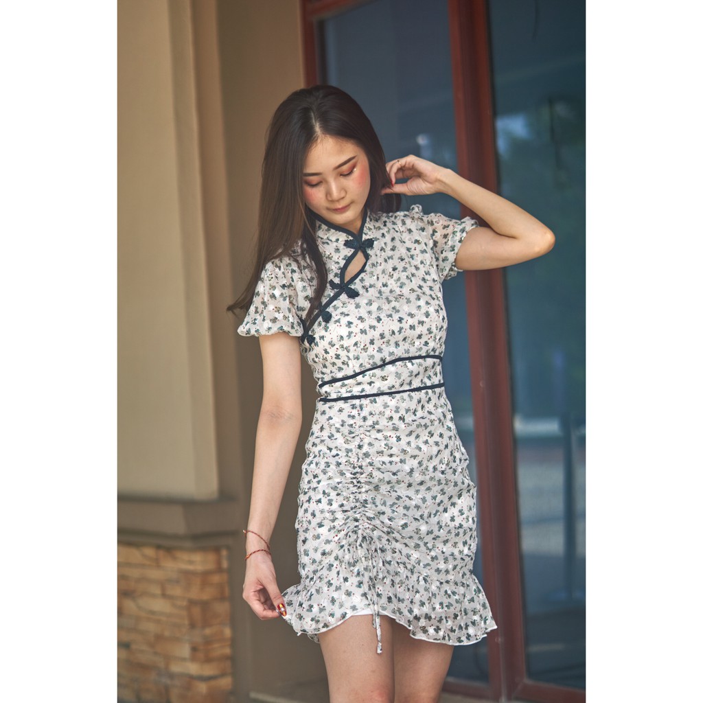 Empire Qipao Dress [สองสี]