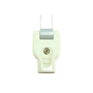 ปลั๊กตัวผู้สองขาแบนพับได้ ยี่ห้อVETO VTR-2011 10A 250V