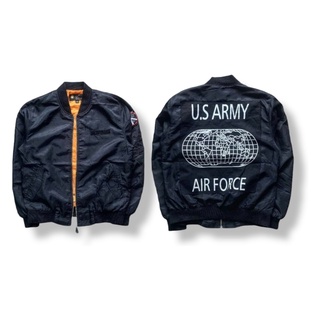 US ARMY AIR FORCE Black Jacket รอบอก 41”