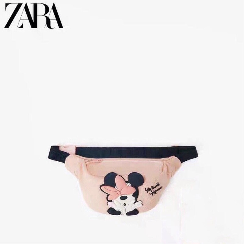 ✅ สินค้าใหม่ พร้อมส่ง! 🌟 Zara Mickey Mouse Bag Limited Edition กระเป๋า Minnie Mouse ZARA คาดอก คาดเอ