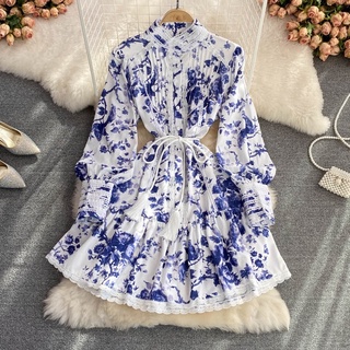 🌈Dress เดรสสีฟ้าทำงานสุดน่ารักเรียบร้อย🪷
