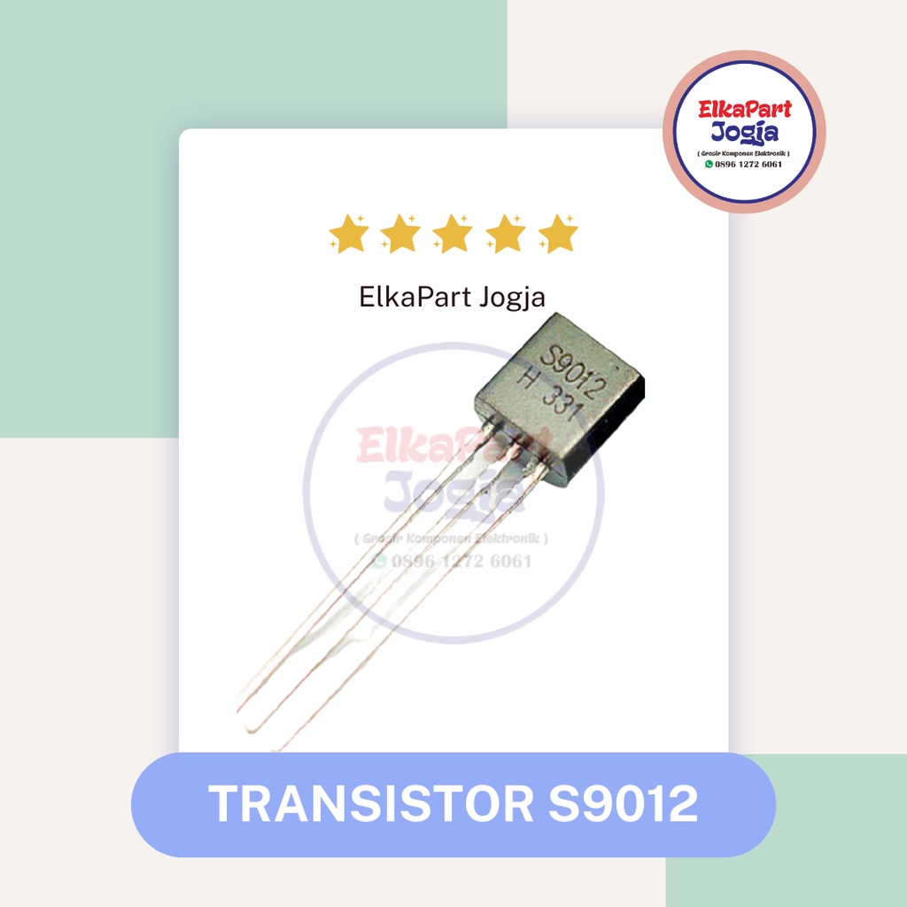 ทรานซิสเตอร์ S9012 S 9012 PNP