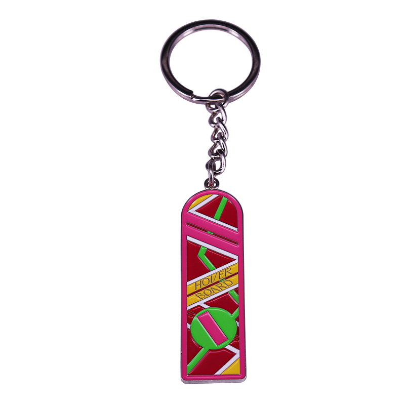 Back to The Future - Marty McFly Keychain Sci-fi Movie Fans อุปกรณ์เสริม Cool Fun