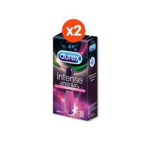 Durex Intense อินเทนส์ ออกัสมิค เจลหล่อลื่นสำหรับผู้หญิง 10 มล.รวม 2 ขวด