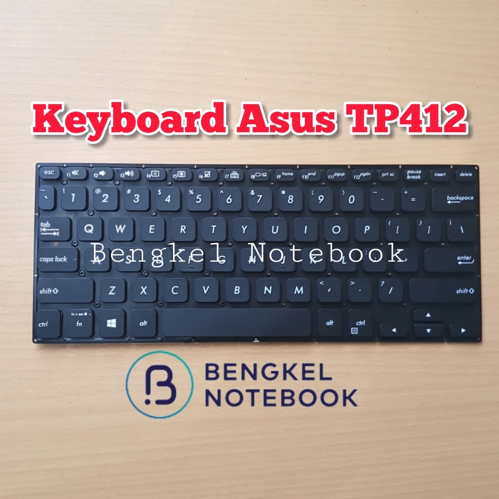 ASUS VivoBook TP412 TP412UA TP412U TP412UR TP412FA TP412F ลบคีย์บอร์ด