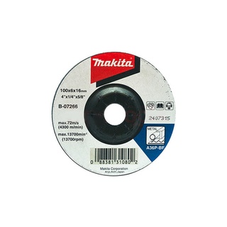 ใบเจียร์ 4" หนา MAKITA 100x6x16mm. B-07266