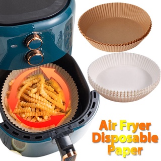 air fryer paper กระดาษพิเศษสำหรับหม้อทอดอากาศ, ถาดกระดาษดูดซับน้ำมัน, ถาดกระดาษ, กระดาษรองอาหารแบบใช้แล้วทิ้ง, กระดาษรองอบซิลิโคนสำหรับอบในครัวเรือน SK3202