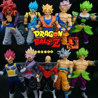 โมเดล ดราก้อนบอล ( Dragon ball ) ชุดรวมซุปเปอร์ไซย่า ขนาดใหญ่ 18 Cm. งานดี ราคาถูก พร้อมส่ง