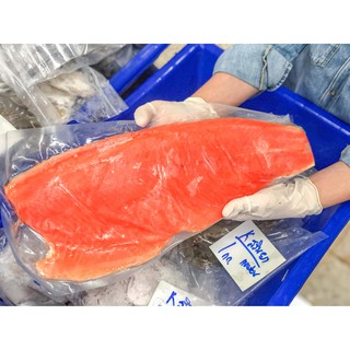 เนื้อปลาแซลมอนฟินเลย์ขนาด1.1-1.3กก/ชิ้น(แพ็ค) สินค้าแช่แข็ง