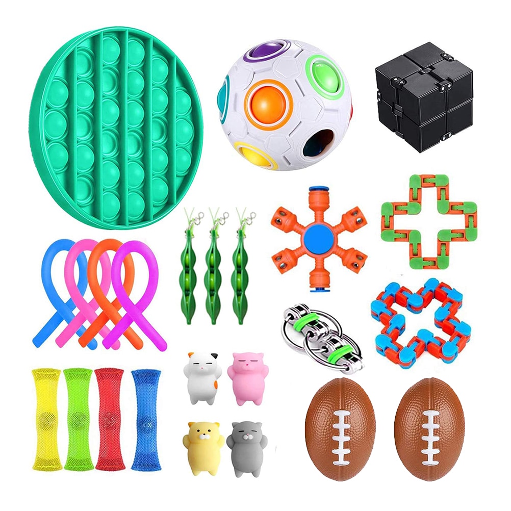 fidget toys set with pop it