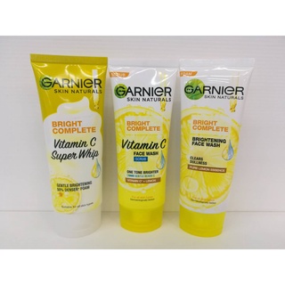 GARNIER Skin Naturals Light Complete Speed Brightening(100ml.)การ์นิเย่ ไลท์ คอมพลีท สปีด ไบร์ทเทนนิ่ง(มี 3 สูตร)