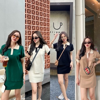 MALIMAYS - Gloom knit set พร้อมส่ง