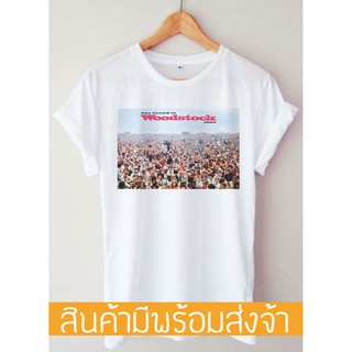 T-shirt woodstock เสื้อยืดผู้ชาย