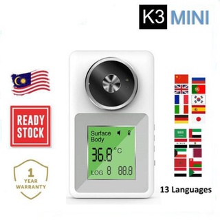 (รับประกัน1 ปี)เครื่องวัดอุณหภูมิ Thermoscan K3 Mini  พูดบอกอุณหภูมิได้ ระบบอินฟราเรด  แบบไม่สัมผัส มีหน้าจอแสดงอุณหภูมิ