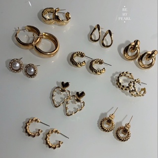 Gold Earrings I ต่างหูรุ่นใหม่