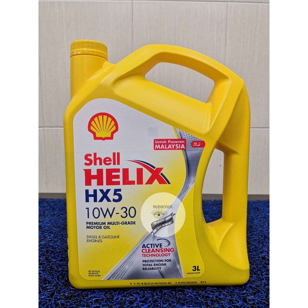 100 SHELL HELIX 10W-30 SN/CF ENGINE OIL 3L