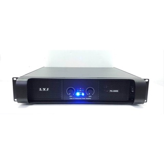 LXJ Professional poweramplifier เพาเวอร์แอมป์ 450W+450W เครื่องขยายเสียง รุ่น PA  6000