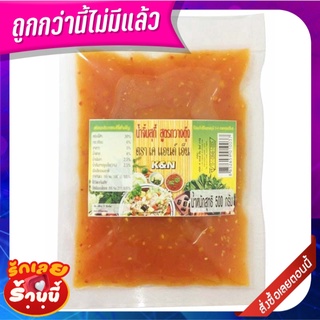 เคแอนด์เอ็น น้ำจิ้มสุกี้กวางตุ้ง 500 กรัม K&amp;N Suki Sauce 500 ml