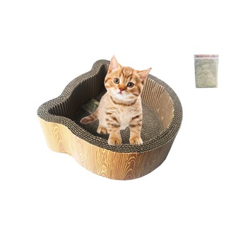 KING PET ที่นอนลับเล็บหน้าแมว ขนาด 35x35 ซม.