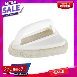 แปรงใยขัดหัวจรวดพร้อมด้ามจับ SCOTCH-BRITE สีขาว แปรงทำความสะอาด TOILET SCRUB BRUSH SCOTCH-BRITE WHITE อุปกรณ์ทำความสะอาด