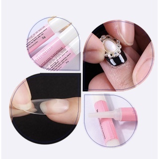 Nail Glue กาว 2g กาวติดเล็บปลอม กาวติดจิว กาวติดเพชร ทนทาน ติดทน กาวติดเล็บ กาวติดจิว กาวติดอะไหล่ อะไหล่เล็บ