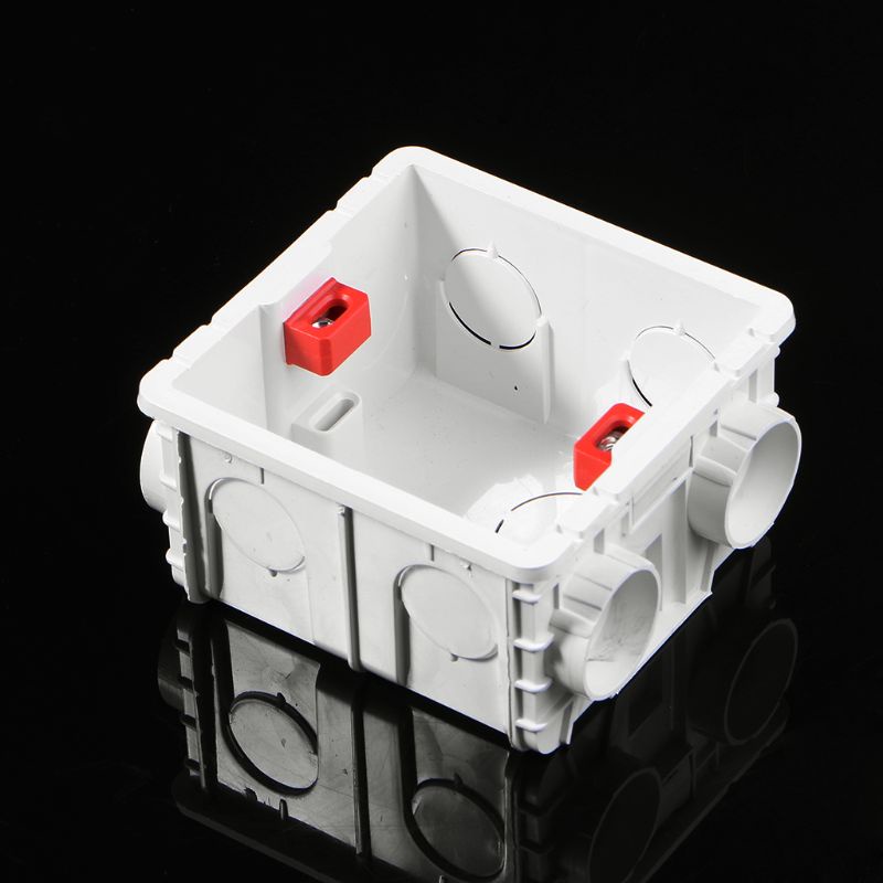 PCF* 86-Type PVC Junction Box Wall Mount Cassette For Switch Socket Base