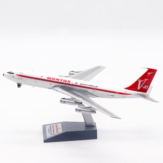 โมเดลเครื่องบินอัลลอย Inflight 1:200 Qantas Boeing b707-300 vh-eai