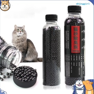 SG--300g Litter Deodorant Beads Smell Removal Good Absorption Bead Shape Cat Excrement Fresh Deodorants for Kitty