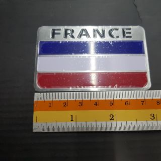 Plate Franceอลูมิเนียม 8×5cm