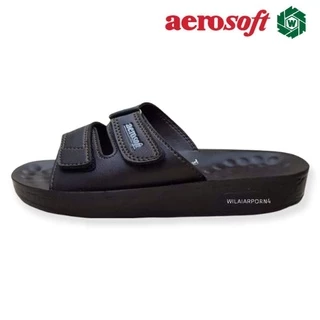 aerosoft 4099 รองเท้าแตะแบบสวม ไซส์ 38-43 สีดำ / สีน้ำตาล. ลม